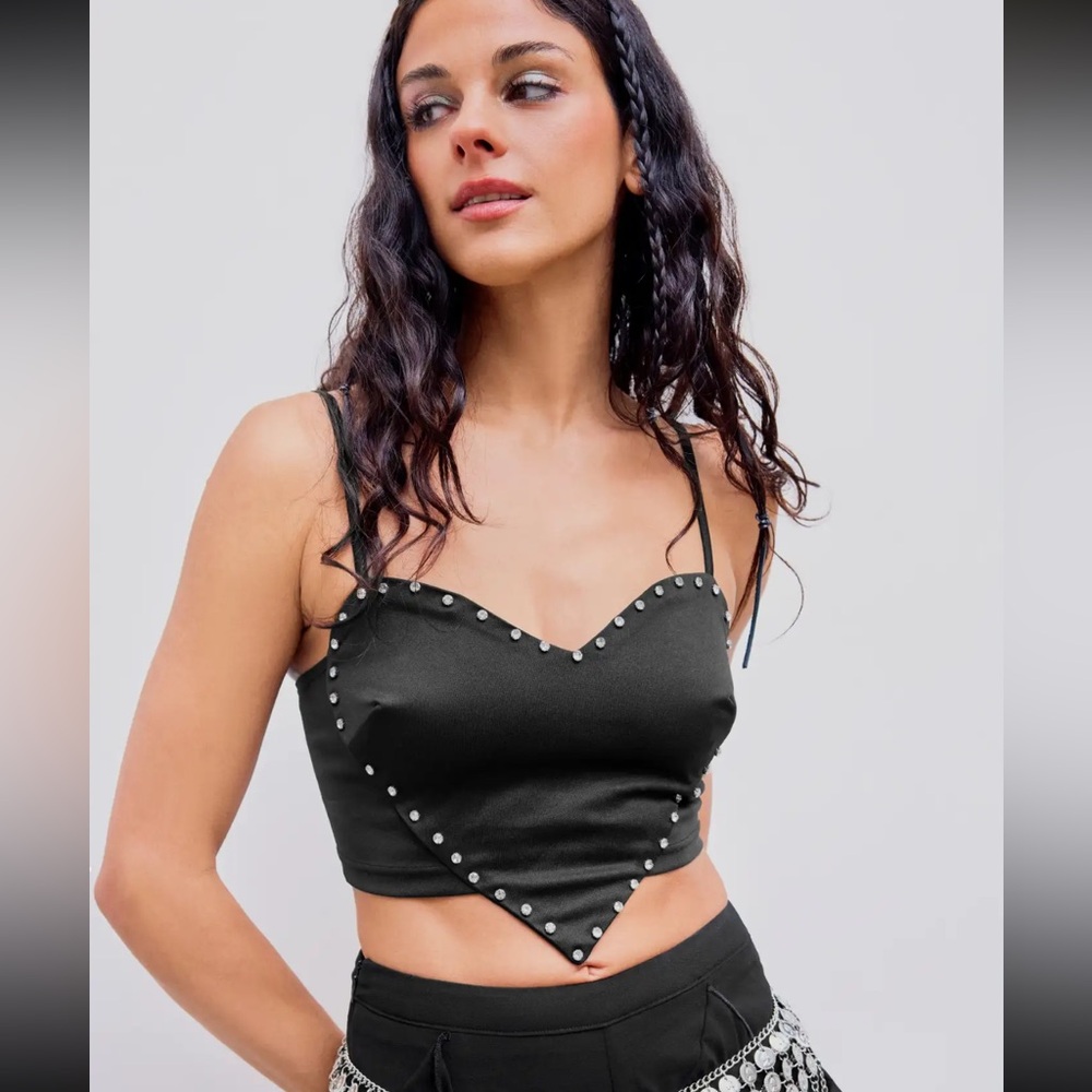 Black Heart 🖤 Crop Top